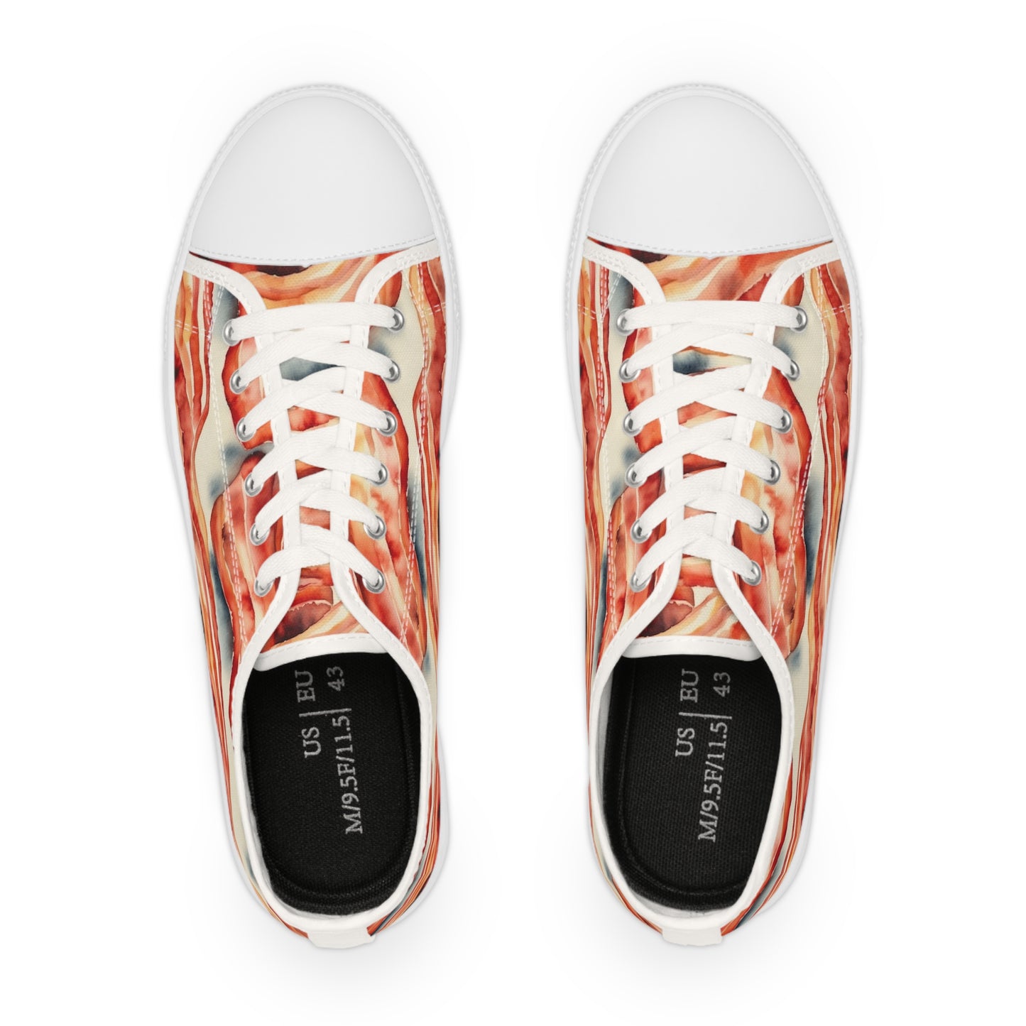 Bacon Men's Low Top Sneakers