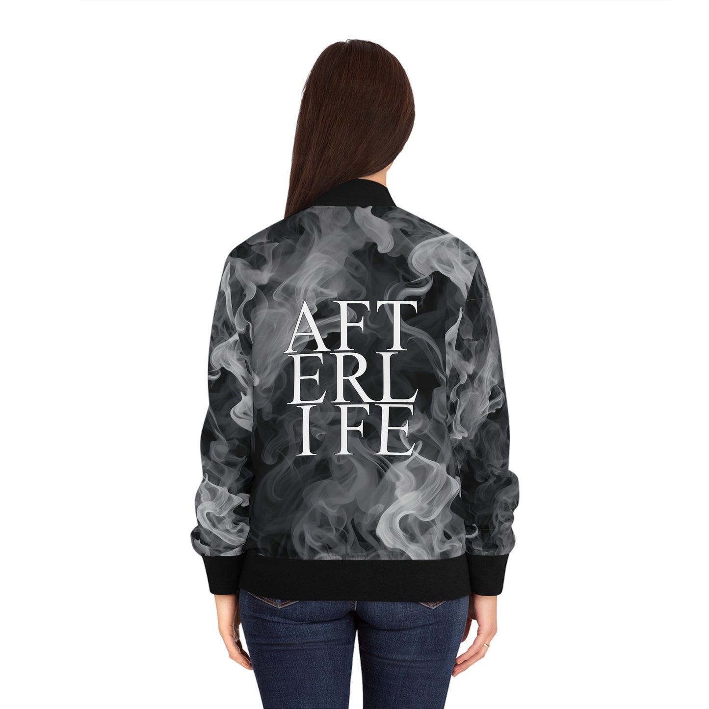 Smoke Women's Bomber Jacket AFTERLIFE