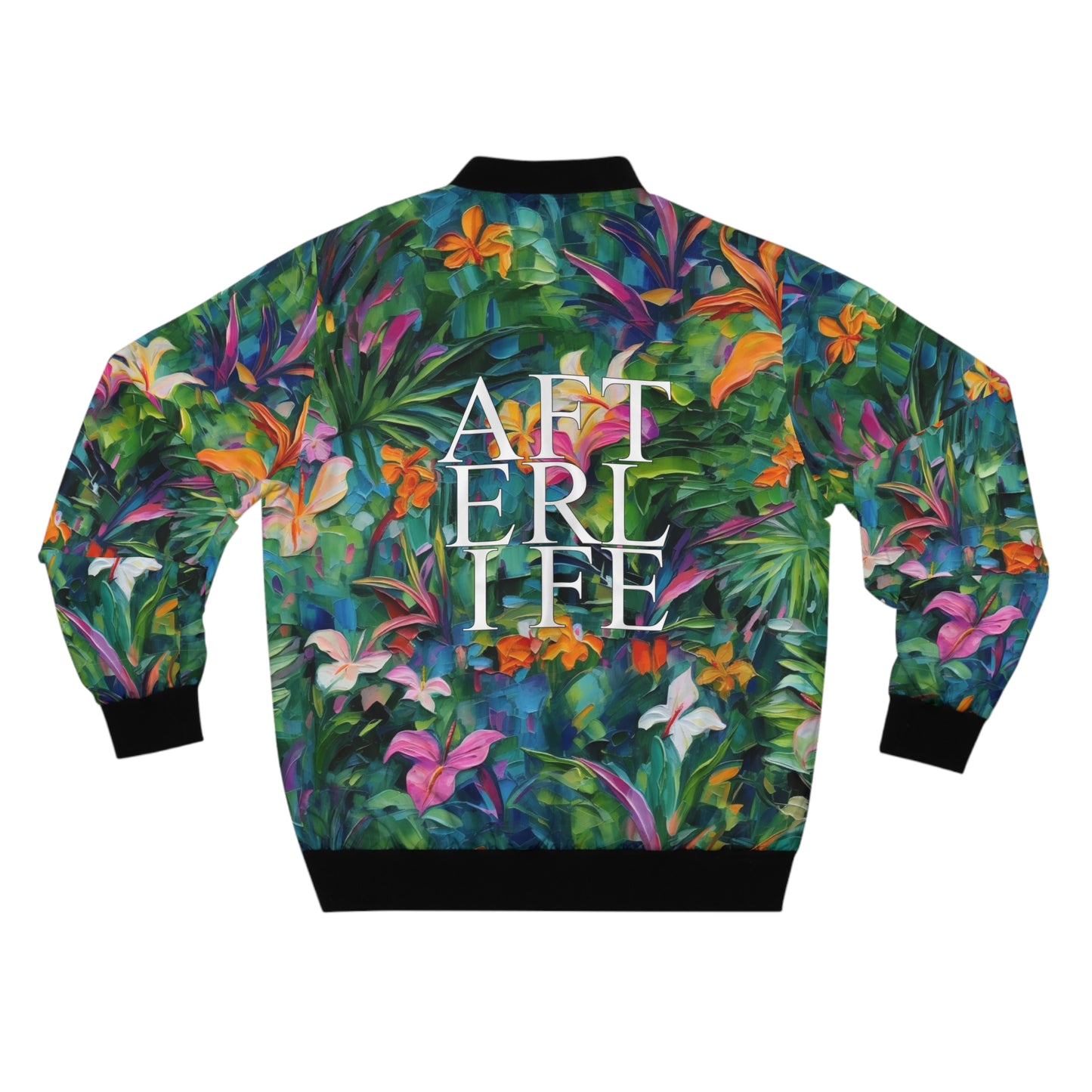 Tropical Acrylic Men's Bomber Jacket AFTERLIFE