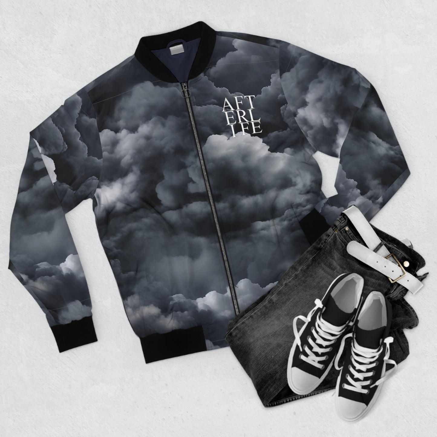 Overcast Men's Bomber Jacket AFTERLIFE