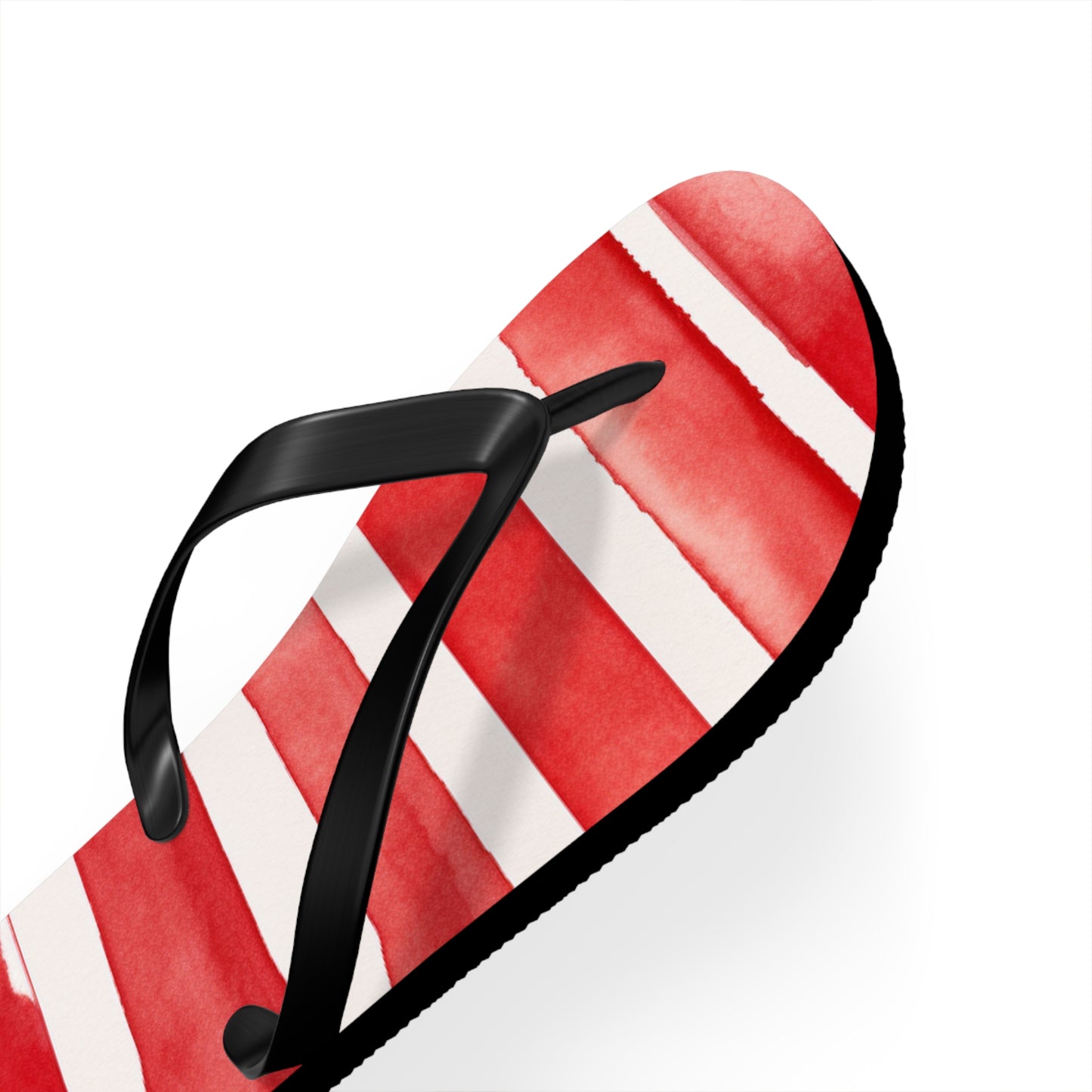 Red Stripes Flip Flops