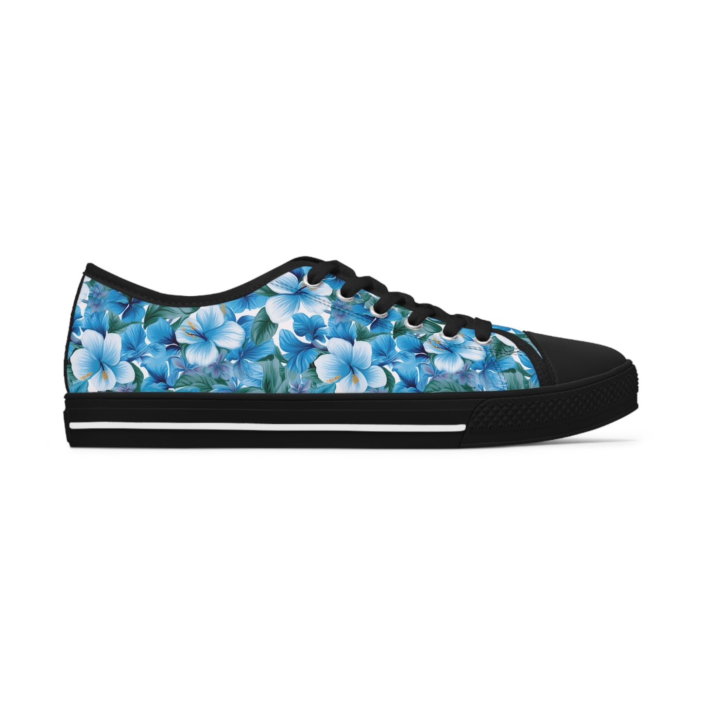 Hawaiian Blue Women's Low Top Sneakers