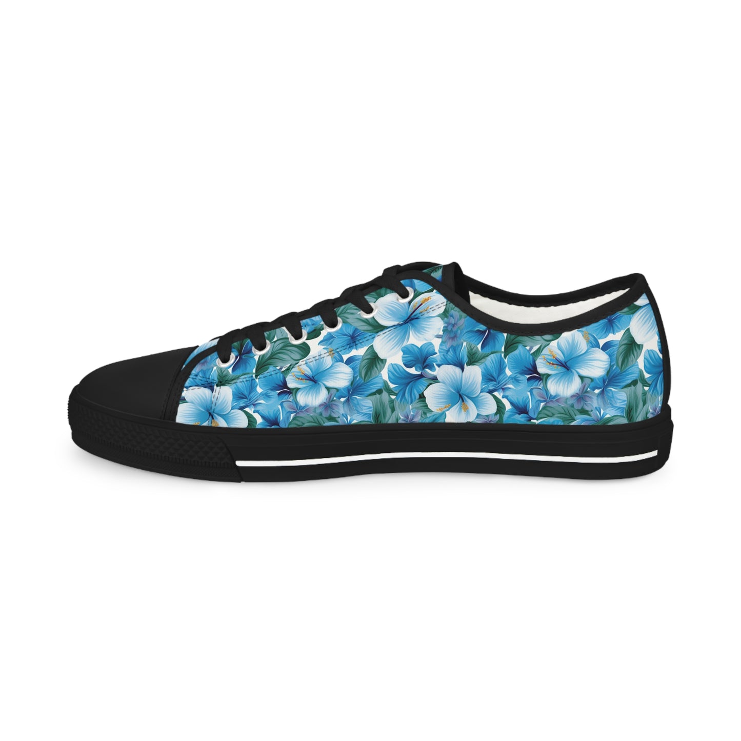 Hawaiian Blue Men's Low Top Sneakers