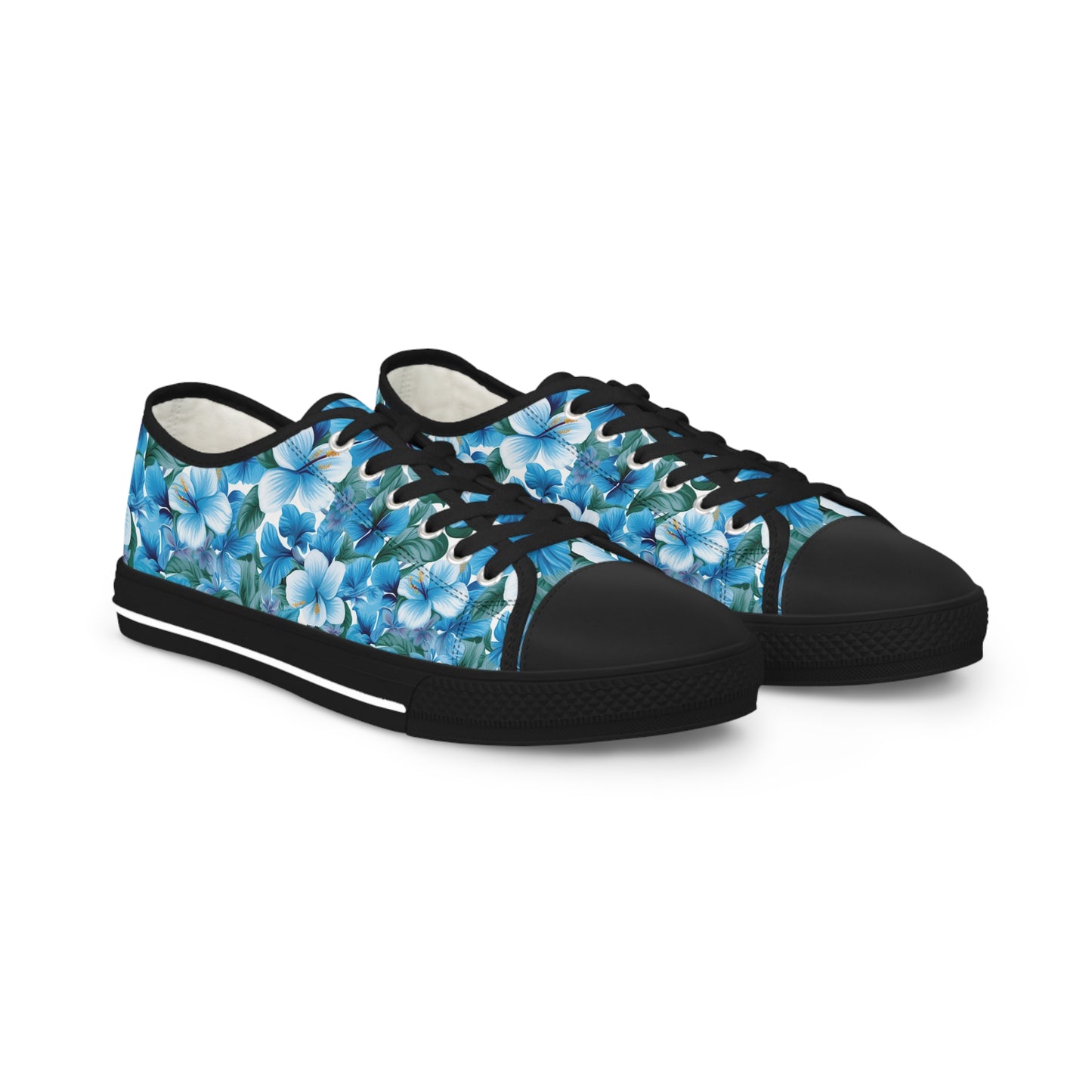 Hawaiian Blue Men's Low Top Sneakers