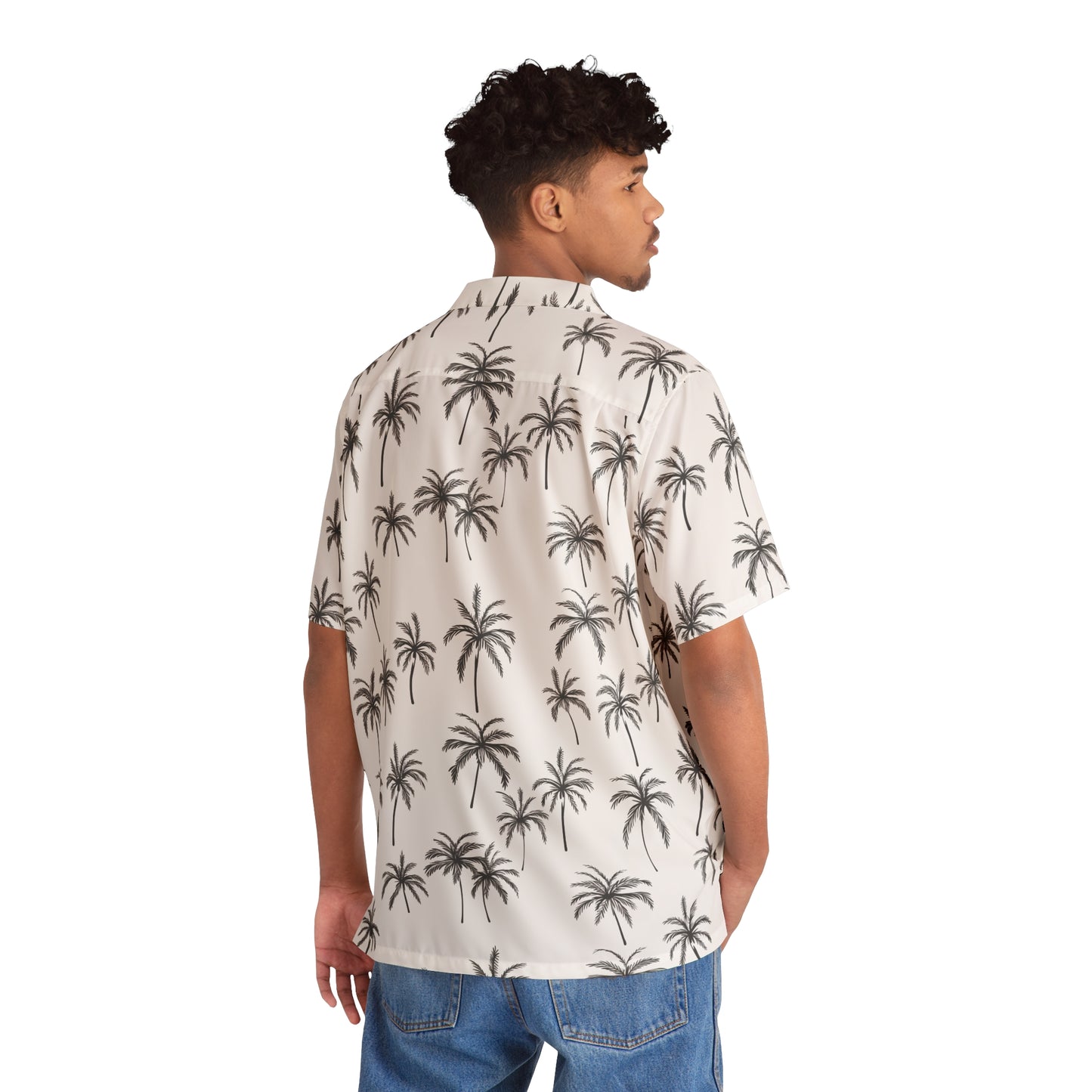 Palm Vector Men's Hawaiian Shirt