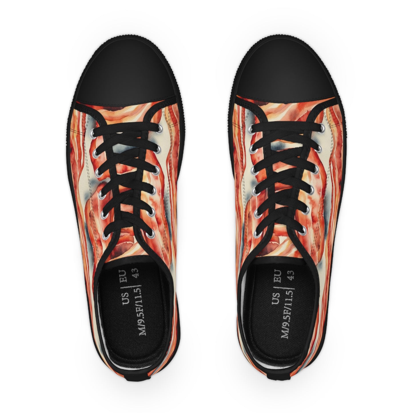 Bacon Men's Low Top Sneakers