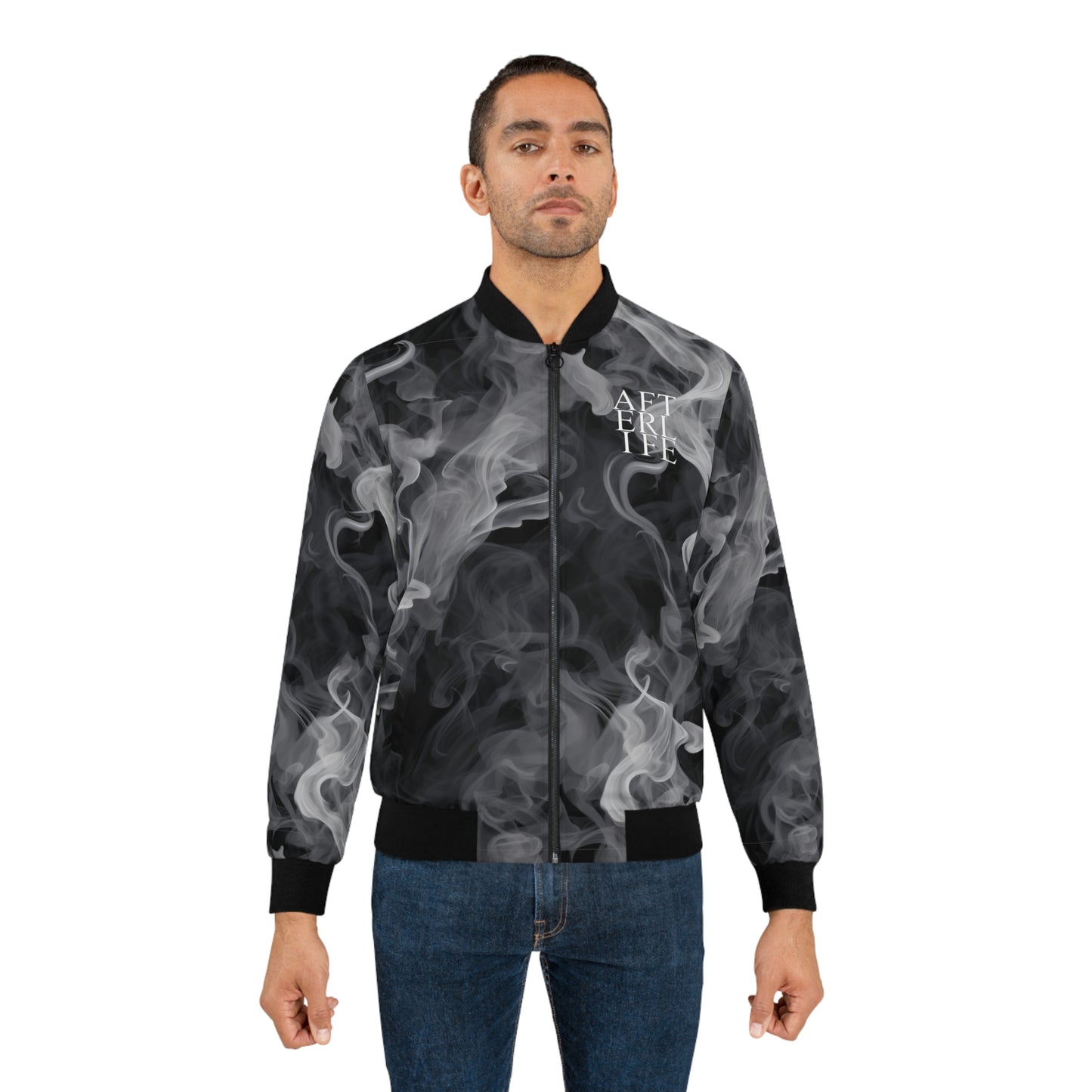 Smoke Men's Bomber Jacket AFTERLIFE