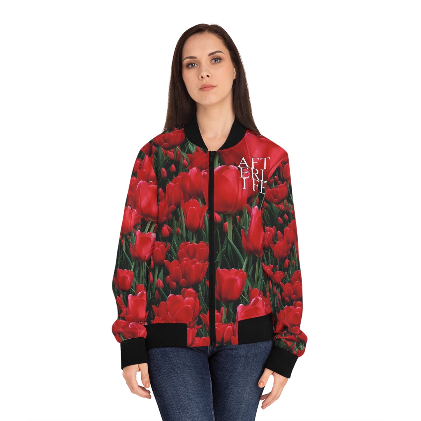 Tulips Women's Bomber Jacket AFTERLIFE