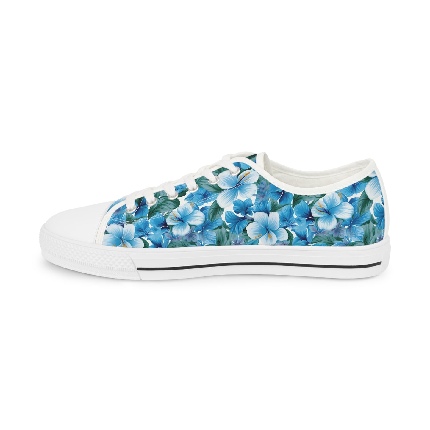 Hawaiian Blue Men's Low Top Sneakers