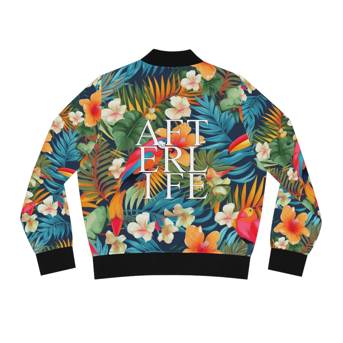 Flat Tropical Women's Bomber Jacket AFTERLIFE