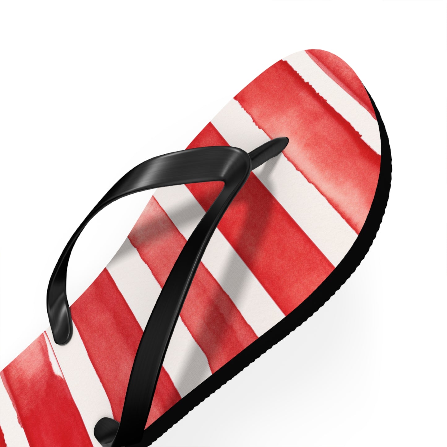 Red Stripes Flip Flops