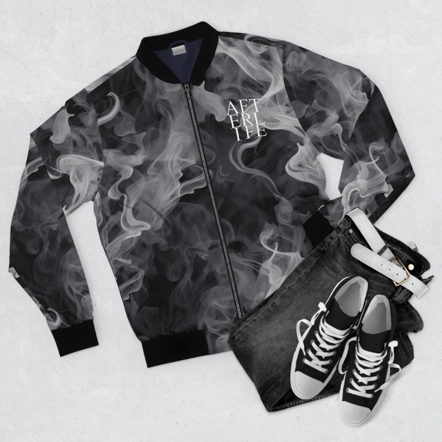 Smoke Men's Bomber Jacket AFTERLIFE