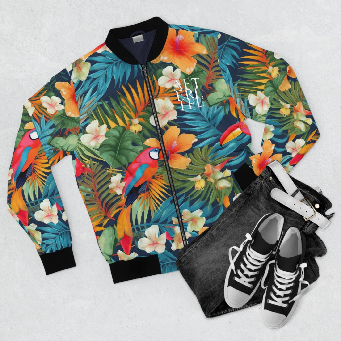 Tropical Flat Men's Bomber Jacket AFTERLIFE