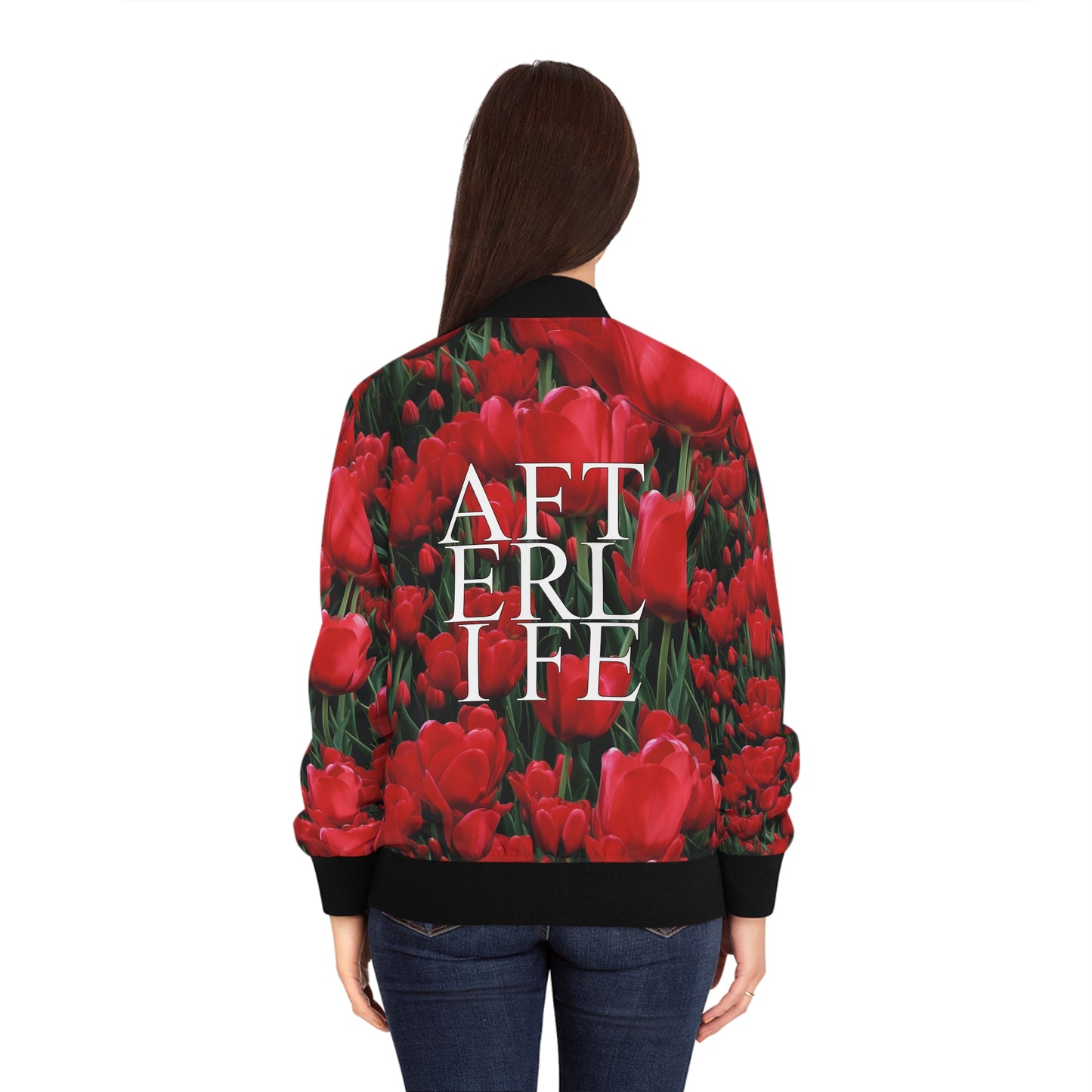 Tulips Women's Bomber Jacket AFTERLIFE