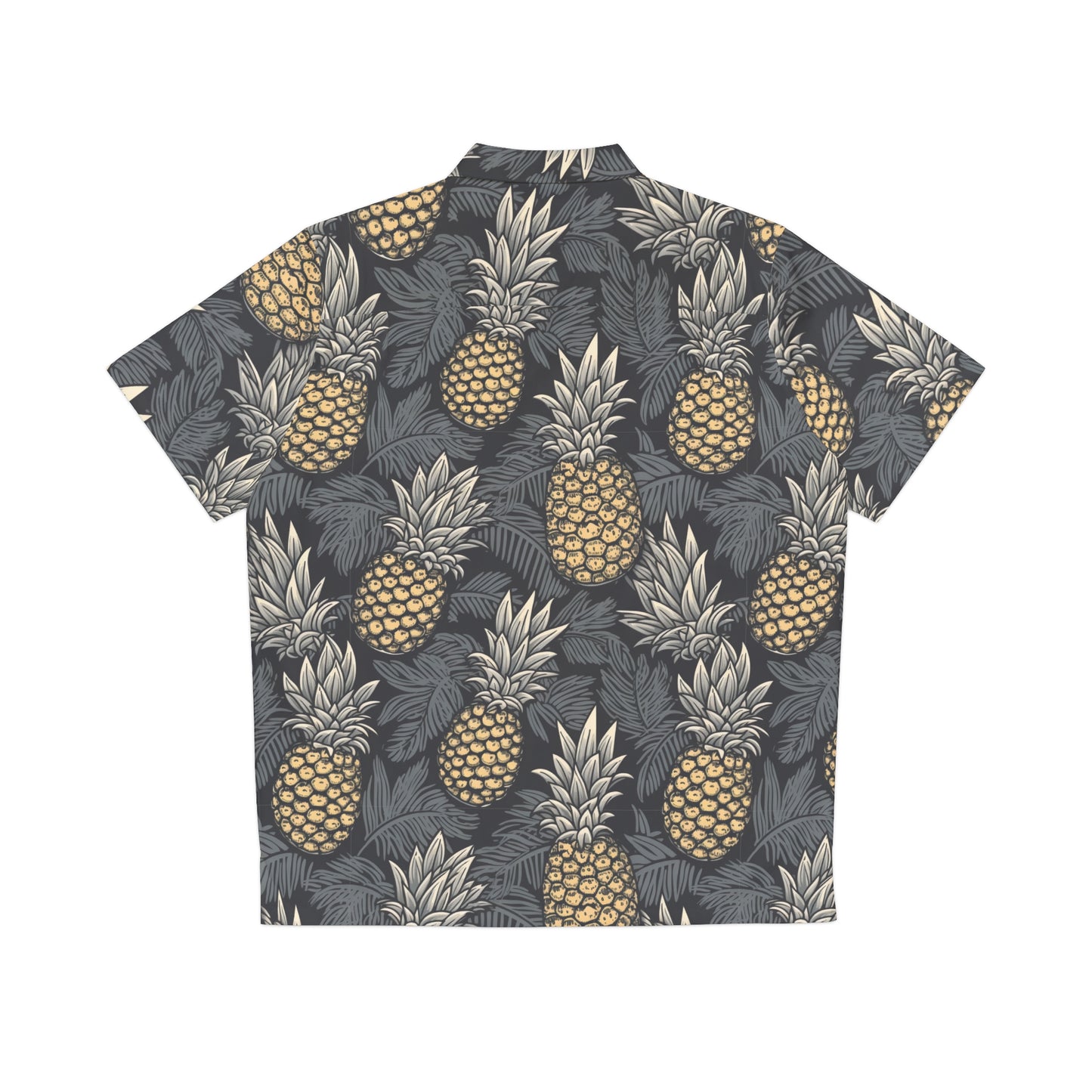 Golden Pineapple Men's Hawaiian Shirt