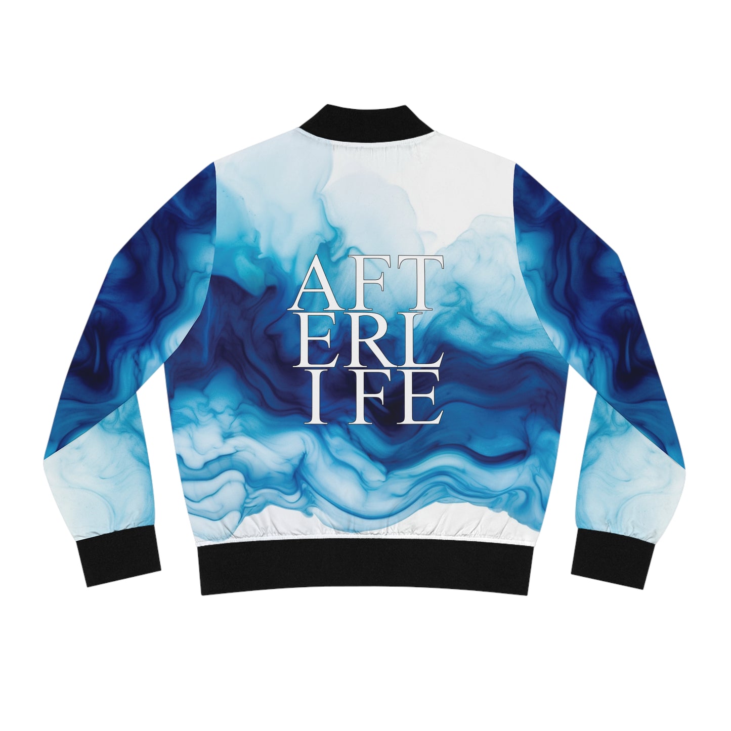 Blue Spill Women's Bomber Jacket AFTERLIFE