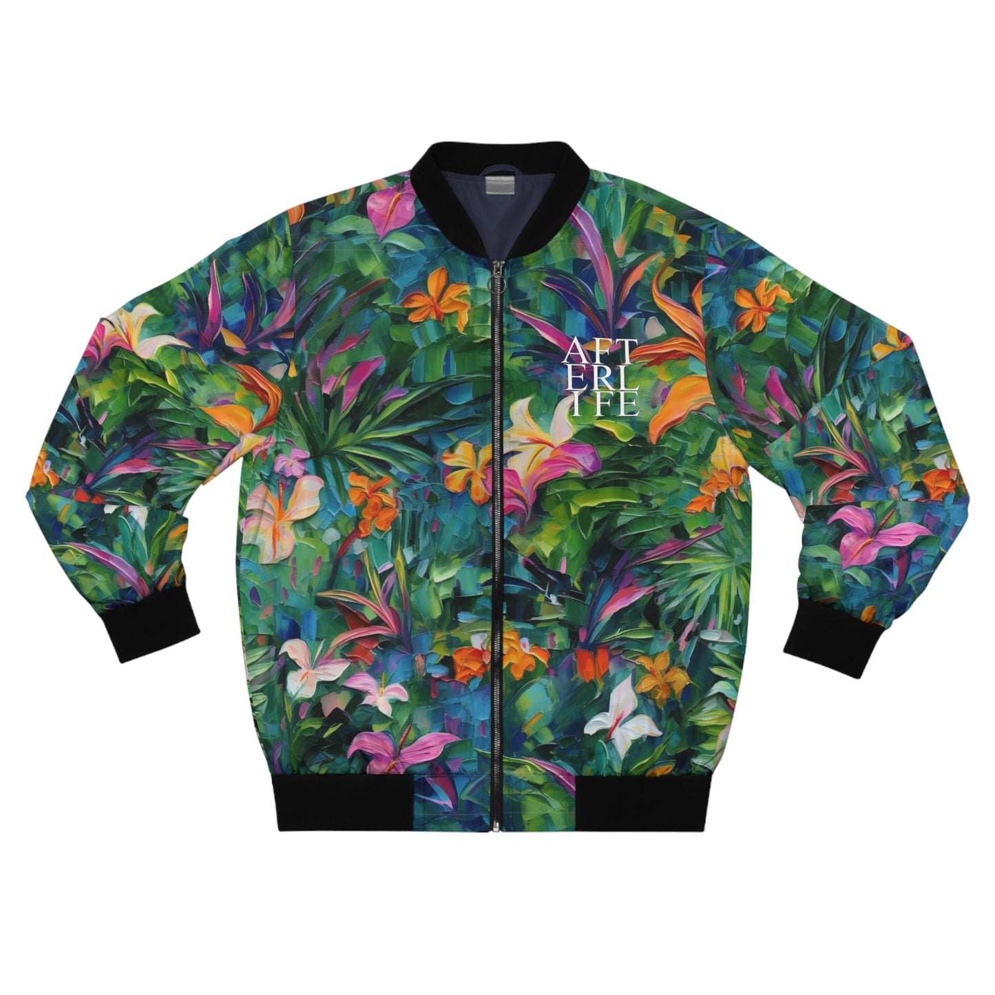 Tropical Acrylic Men's Bomber Jacket AFTERLIFE