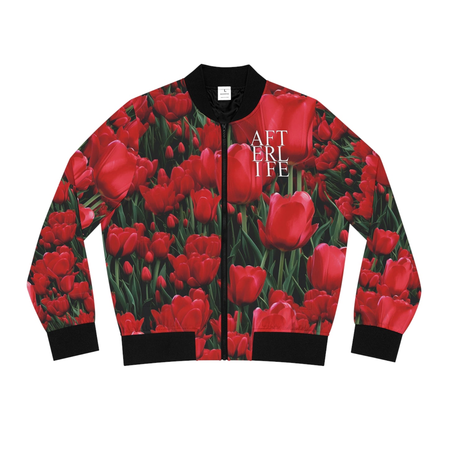 Tulips Women's Bomber Jacket AFTERLIFE